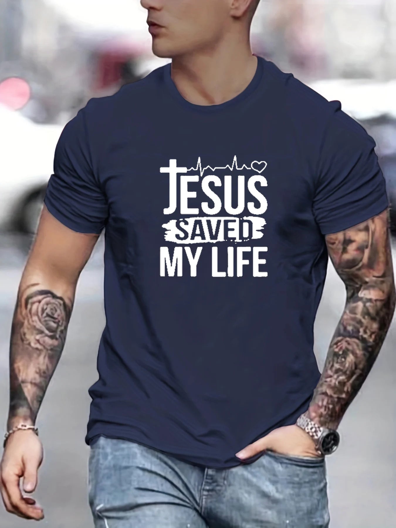 JESUS SAVED MY LIFE Tee