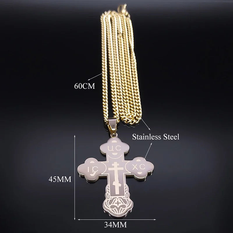Orthodox Cross Necklace