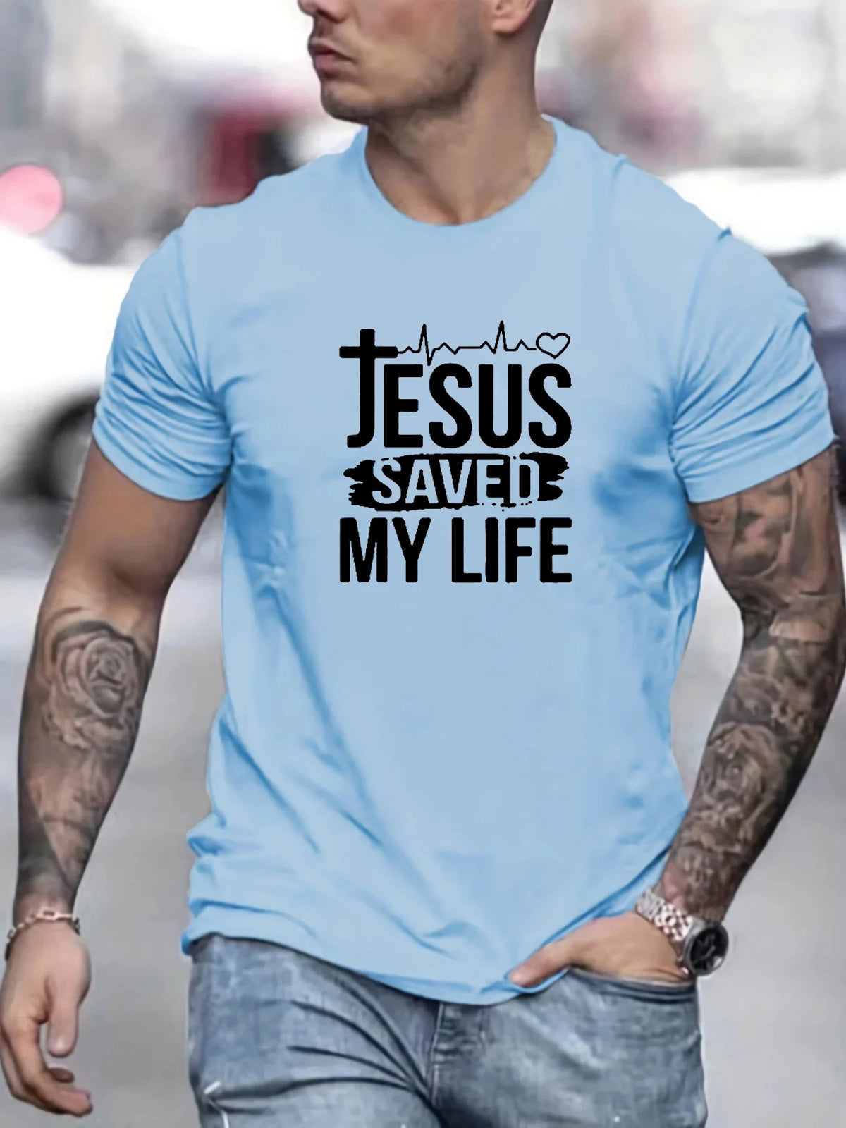 JESUS SAVED MY LIFE Tee