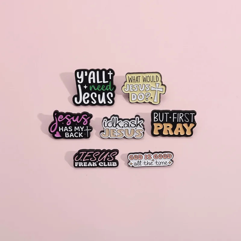Jesus Enamel Pin