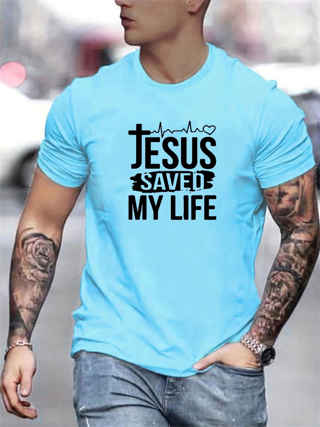 JESUS SAVED MY LIFE Tee